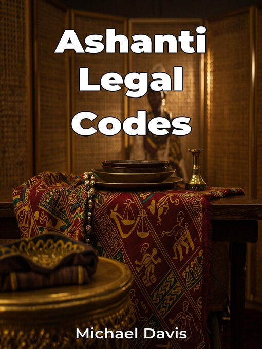Title details for Ashanti Legal Codes by Michael Davis - Available